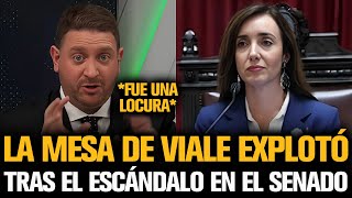 LA MESA DE VIALE EXPLOTÓ TRAS EL ESCÁNDALO CON VILLARRUEL EN EL SENADO [upl. by Annadal]