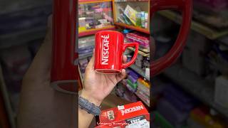 NESCAFE Coffee With Free Red mug 🤩 shorts youtubeshorts trending [upl. by Luap834]