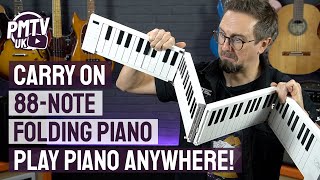 CarryOn 88Key Folding Piano  Review amp Demo  A Foldable MIDI Keyboard amp Digital Piano [upl. by Nicole740]