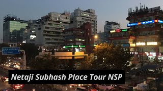 Netaji Subhash Place Tour  Best Eating Place and Corporate Office Space in NSP  Vlog No 11 Abhiseo [upl. by Tiler702]