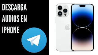 Guardar AUDIOS de TELEGRAM en IPHONE 2024 [upl. by Nayr]