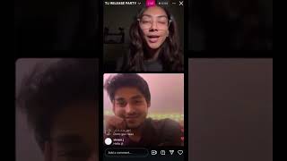 Tanishka bahl instagram live with anuj rehan Realese her new song😍 [upl. by Barthold]