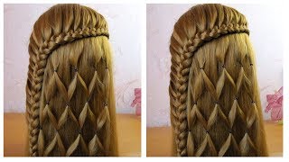 Tuto coiffure simple 🌺 Belle coiffure facile à faire cheveux longmi long 🌺 Coiffure pour lete [upl. by Halyak]