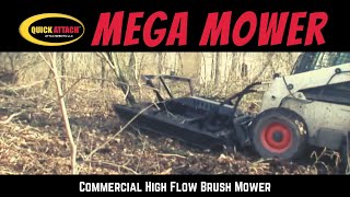 Quick Attach Mega Mower Heavy Duty Brush Mower Video [upl. by Herby558]