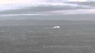 Northlink ferry crossing Pentland Firth to Orkney Isles Scotland [upl. by Stickney114]