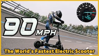 SLACK CORE 920R  The Worlds Fastest Electric Scooter Over 90mph Nocut [upl. by Borden]