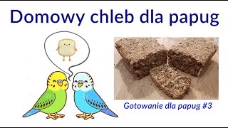 Domowy chleb dla papug Gotowanie dla papug 3 [upl. by Llebasi]