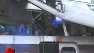 Raw Video Closer Look at DC Metro Crash [upl. by Renard521]