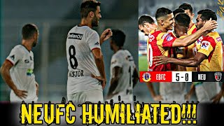 Neufc Humiliated Against East Bengal Fc😢 Northeast United Fc Bad Day Northeast United Fc News❤🤍 [upl. by Kirrad]