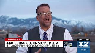 Utah bill allows parents to sue social media companies over child mental health harm [upl. by Nnylrahc329]