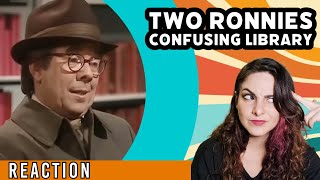 THE TWO RONNIES  The Confusing Library  REACTION [upl. by Solakcin88]