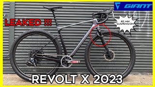 giant revolt x 2023  gravel bike gets suspension [upl. by Isadora]