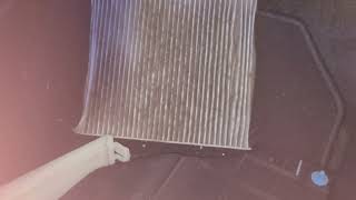 Nissan Versa cabin air filter replacement 2020  present [upl. by Nylram]