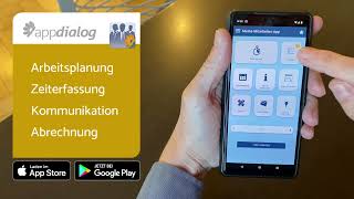 Die Mitarbeiter App von appdialog Jetzt kostenlos testen [upl. by Htomit]