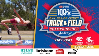 2023 Chemist Warehouse Australian Track amp Field Juniors Championships  Day Two [upl. by Irrak]