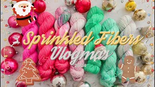 Sprinkled Fibers  VLOGmas Day 1 🎅🏼❤️ [upl. by Bullis]