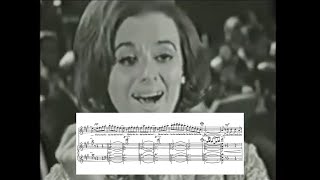 Ingeborg Hallstein  Grothe Die schwedische Nachtigall  quotLied der Nachtigallquot with score [upl. by Hamburger328]