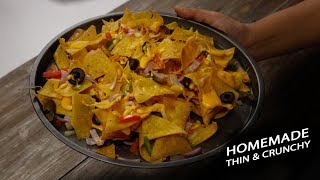 Crunchy Nachos Recipe  cafe style cheese loaded  Cookingshooking [upl. by Xuaeb905]