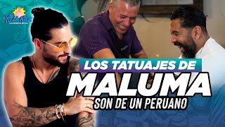 LOS TATUAJES DE MALUMA SON DE UN PERUANO 😲  YO LA HICE con Mathias Brivio [upl. by Canter]