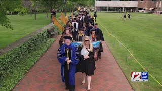 URI and Bryant hold commencement ceremonies [upl. by Enyamrahc]