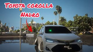 TOYOTA COROLLA NARDO MODIFIED  GTA 5 CINEMATIC VIDEO  AhadTheGamer [upl. by Beauregard]