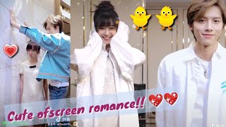 Professional Single ofscreen romance🌸  behind the scene💖 aaron deng Qin Shen Ireine Song💕 [upl. by Rednaeel431]