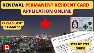 How to Renew Permanent Resident Card Online in Canada  Renew PR Card Online 2024CanVisaPathway [upl. by Nortyad]