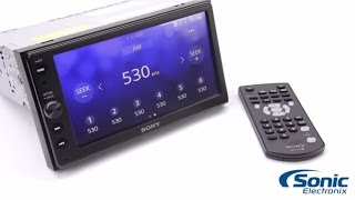 Sony XAVAX100 Bluetooth Car Stereo  Product Overview [upl. by Aisnetroh]