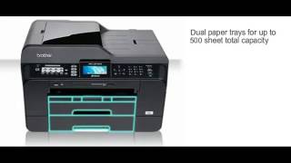 Brother MFCJ6710DW A4A3 Multifunction Inkjet Printer Duplex Network Wireless [upl. by Kimbell]