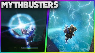 Whats Happens When Thanos Jumps Off The Map  Thanos Use The Crystals  Fortnite Mythbusters 20 [upl. by Grosberg]