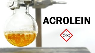 Making acrolein [upl. by Ahsikcin]