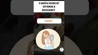 Vitamin A deficiency symptoms and signs  effect on skin vision hair loss etc nutritiontips [upl. by Eecal]