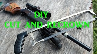 Cut and Recrown your barrel at home [upl. by Anelam]