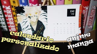 Como hacer tu propio calendario personalizado estilo anime manga [upl. by Sall994]