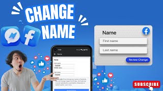 How to change name in facebook  2024 [upl. by Oirramed]