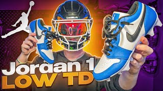 Cleat of the Year Jordan 1 Low TD Football Cleats [upl. by Tudela230]