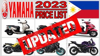 Yamaha Motorcycle Price List In Philippines 2023 UPDATED [upl. by Mharg539]