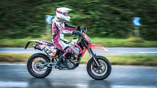 MA NOUVELLE COMBINAISON MOTO personnalisée  KTM 640 LC4 Supermoto EXC Réplica [upl. by Mungam10]