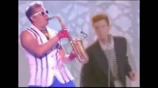 10 hours Rick Rolld  epic sax guy [upl. by Oppen]