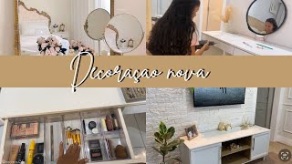 VLOG DIA DE ORGANIZAÇÃO COM ITENS NOVOS  DECORAÇÃO DO QUARTO COMEÇOU  COMPRINHAS [upl. by Henry]