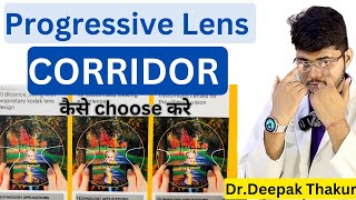 Normal corridor vs Wide corridor Progressive lens  cheap and best progressive corridor [upl. by Stedman]