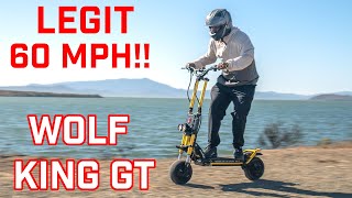 World’s Fastest Electric Scooter  Production model  Kaabo Wolf King GT Pro review [upl. by Womack]