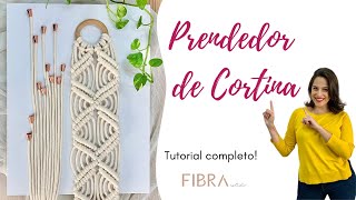 Prendedor de Cortina  Tutorial Macramê [upl. by Adnolat]