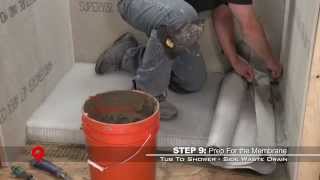 Proline Drain  Tub to Shower Conversion over Concrete Slab [upl. by Quita]