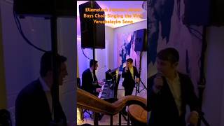 Eliemelech Fishman Miami Boys Choir Singing the Viral Yerushalayim yerushalayim music viralshorts [upl. by Cyrus]