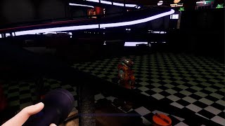 Glitching into the Roxy Raceway race track FNaF Security Breach [upl. by Reinaldos]