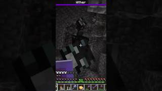 KILLING THE WITHER WITH A MACE GONE WRONG  MINECRAFT HARDCORE minecraft hardcore wither mace [upl. by Yerd]