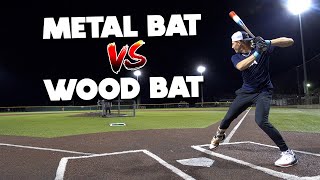 How much hotter is a METAL BAT than a WOOD BAT  Baseball Bat Bros feat PJ Morlando [upl. by Iran]