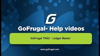 Ledger Master  DE 6 Accounts to GoFrugal TRAC Migration  English [upl. by Fihsak]