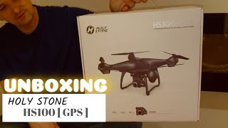 UBOXING HOLY STONE HS100 GPS DRONE [upl. by Lamaaj]